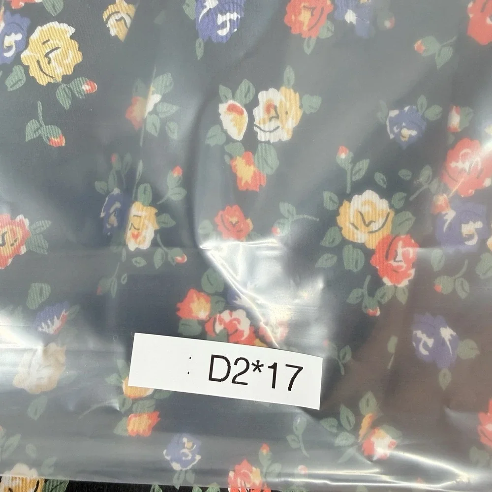 Vintage Pepe Jeans wrap Mini Skirt Floral print Black & Multicolor SZ-M